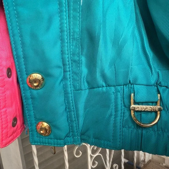 Descente Pink & Turquoise Ski Jacket - Picture 9 of 15